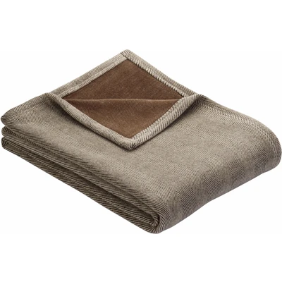 Abbildung von IBENA Wohndecke &quot;Kulturgut&quot;, mit Wendeoptik, Kuscheldecke