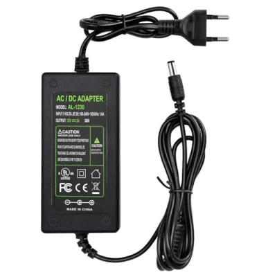 Abbildung von Netzteil 12V 3A Ladegerät Transformator 36W für LED Strip, LCD, TFT Monitor Power Supply Radiowecker, Externe Festplatte