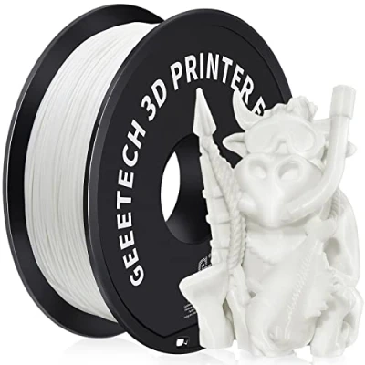 Abbildung von GEEETECH ABS Filament 1.75mm Weiß, Drucker 3d Filaments 1KG 1 Spool