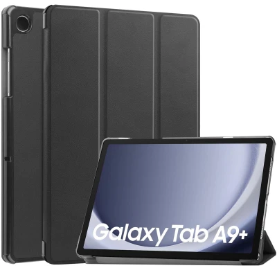Abbildung von Trifold Klapphülle für das Samsung Galaxy Tab A9 Plus Schwarz