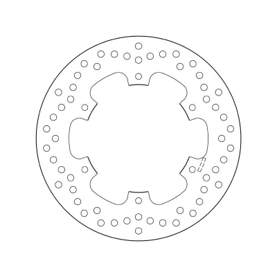 Abbildung von BREMBO Bremsscheibe Fixed , Serie Oro hinten 220mm 5mm 6 gelocht 68B40756 Bremsscheiben, Scheibenbremsen
