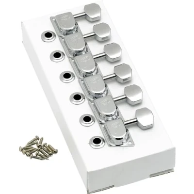 Abbildung von Fender 099 0822 100 &quot;70&#039;s F&quot; Tuning Mechaniken chrom