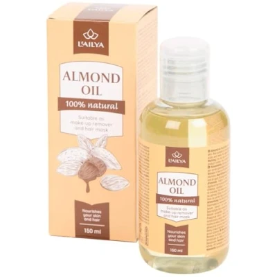 Abbildung von Lailya 100% Natural Organic oil, skin, hair and nails oil (150 ml, Almond Oil)