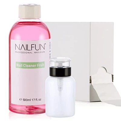 Abbildung von SET Nail Cleaner Passion Fruit 500 ml + 250 Zelletten im Spenderkarton 1 Pumpflasche