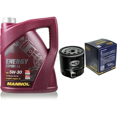 Abbildung von Ölwechsel Set 5L MANNOL Energy Combi LL 5W 30 + SCT Ölfilter Service 10164311