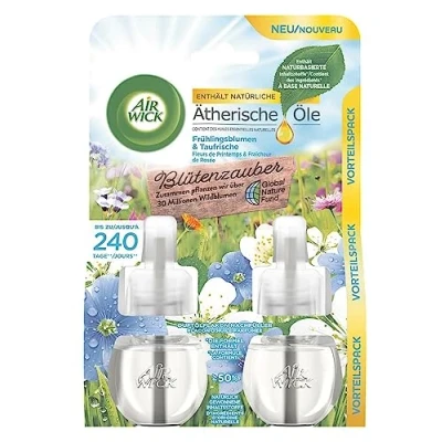 Abbildung von AirWick Duftölflakon Nachfüller Frühlingsblumen&amp;Taufrische Duopack (2x19ml)