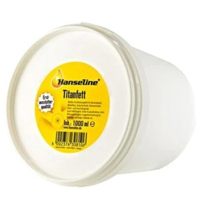 Abbildung von Hanseline Titanfett. Dose 1kg. weiß