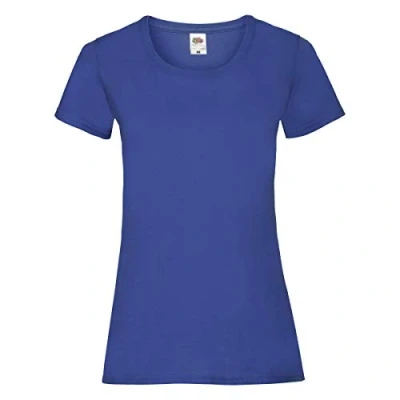 Abbildung von Fruit of the Loom Damen T Shirt Valueweight Lady Fit 61 372 0 Royal M