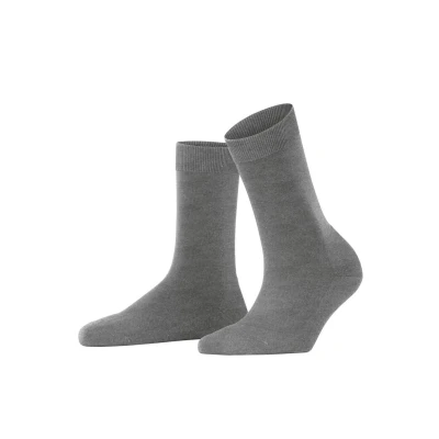 Abbildung von Falke Climawool Temperature Regulation Socken, Damen, Größe: 37/38, Light greymel