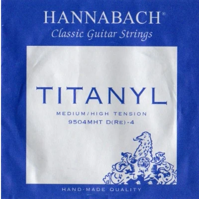 Abbildung von Hannabach 653154 Klassikgitarrensaiten Serie 950 Medium / High Tension Titanyl D4