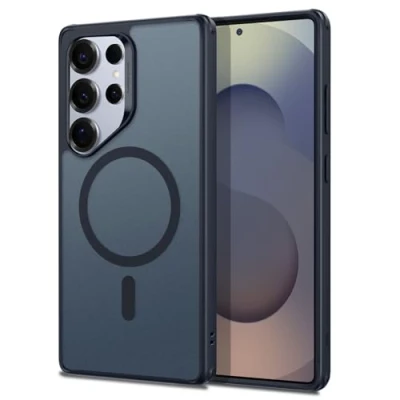 Abbildung von ESR für Samsung Galaxy S25 Ultra Hülle, Kompatibel mit MagSafe, Magnetische Hülle Ultra, MIlitärnorm Schutz, Vergilbungsresistent, Classic Serie, Klares Blau