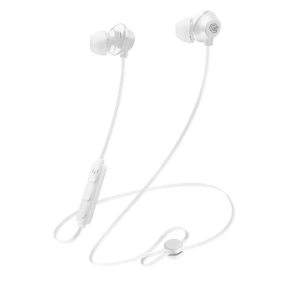 Abbildung von Music Sound In Ear Kopfhörer Bluetooth Kabellose Loop Style mit Mikrofon für Universelles Smartphone Integrierte Fernbedienung 6h Akku Farbe Weiß