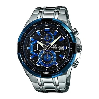 Abbildung von CASIO EDIFICE Chronograph EFR 539D 1A2VUEF, Quarzuhr, Armbanduhr, Herrenuhr, bis 10 bar wasserdicht, Stoppfunktion