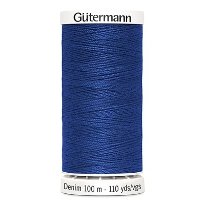 Abbildung von Jeansgarn [6756] 100 m Gütermann königsblau