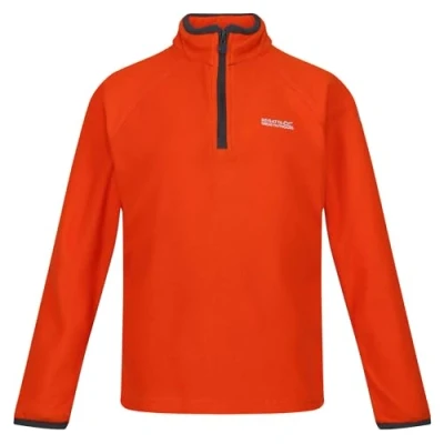 Abbildung von Regatta Jungen Kids&#039; Loco Half Zip Fleece Pullover, Blazeor/Magm, 110