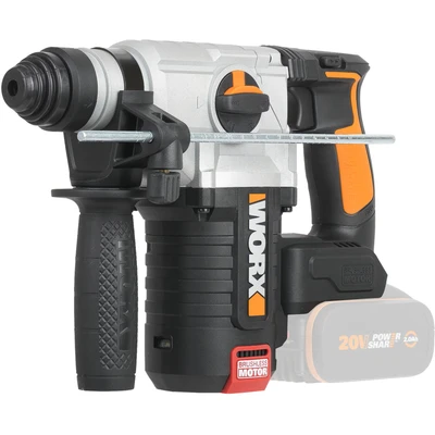 Abbildung von Worx Akku Bohrhammer &quot;NITRO WX380.9&quot;, 3 IN 1, bürstenloser Motor, 2,2J Schlagenergie, ohne &amp; Ladegerät