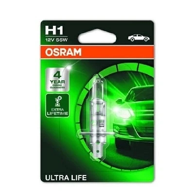 Abbildung von OSRAM 64150ULT 01B Glühlampe, Fernscheinwerfer H1 12V 55W 3200K Halogen RENAULT: MEGANE 2, Modus / Grand Modus, 2 Kombi
