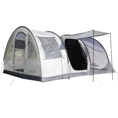 Abbildung von Tunnelzelt Simo 4 Protect Familienzelt 3 Eingänge Campingzelt