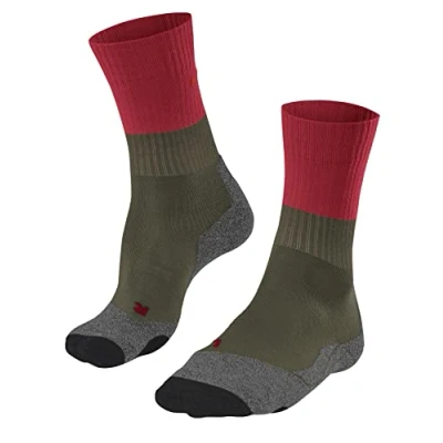 Abbildung von FALKE Damen Wandersocken TK2 Explore W SO Wolle Funktionsmaterial antiblasen dick 1 Paar, Grün (Thyme 7829), 37 38