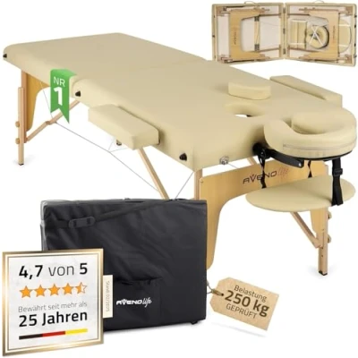Abbildung von Habys Massageliege Sofia Light Mobile Massagetisch 2 Zonen Tragebares