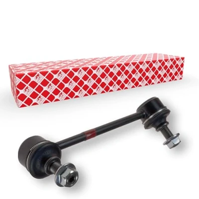 Abbildung von FEBI BILSTEIN 48124 Koppelstange Hinterachse links 149,5 M10 x 1,25 mit selbstsichernder Mutter Stahl MAZDA: 3 Schrägheck, CX 5 I, 6 Kombi
