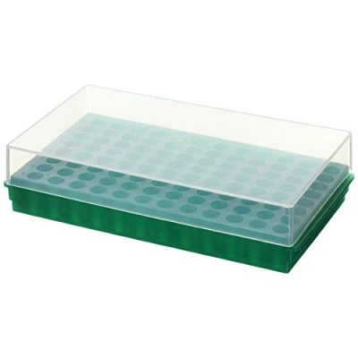 Abbildung von neoLabLine Polypropylen Combi Rack mit 96 Plätze für Reaktionsgefäße, Autoklavierbar, Grün