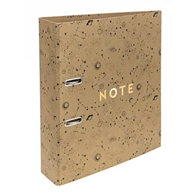 Abbildung von Interdruk Lever Arch File A4 75 mm Natural Brown Kraft Galaxy