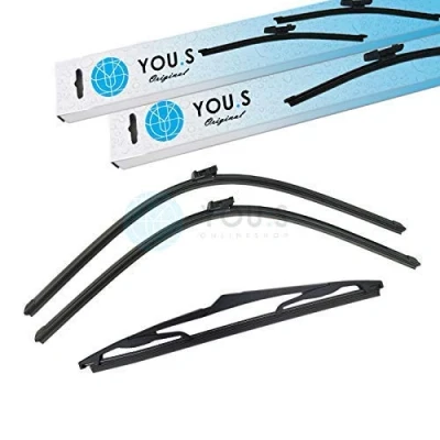 Abbildung von YOU.S SCHEIBENWISCHER SET VORNE + HINTEN 700 300 mm (3 Stück)