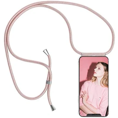 Abbildung von YuhooTech Handykette Hülle für iPhone X/iPhone XS Handyhülle, Smartphone Necklace mit Band Handyhülle Kordel Umhängenband Schnur Case zum umhängen