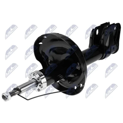 Abbildung von NTY A SB 013 Stoßdämpfer Vorderachse links Gasdruck Zweirohr Federbein oben Stift, unten Schelle SUBARU: Forester III (SH) 2.0 AWD, 2.5 AWD