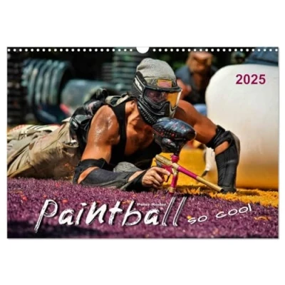 Abbildung von Paintball so cool (Wandkalender 2025 DIN A3 quer), CALVENDO Monatskalender