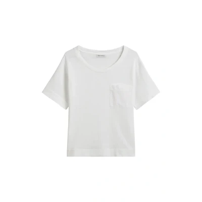 Abbildung von Marc O&#039;Polo Short Sleeve Round NECK Tshirt basic, Damen, Größe: Small, White