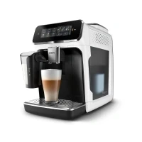 Abbildung von Philips Kaffeevollautomat EP3343/50 3300 Series, 6 Kaffeespezialitäten, mit LatteGo Milchsystem, Weiß/Schwarz