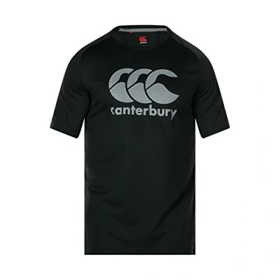 Abbildung von Canterbury of New Zealand Herren Vapodri Large Logo Training T Shirt, Static Marl, L