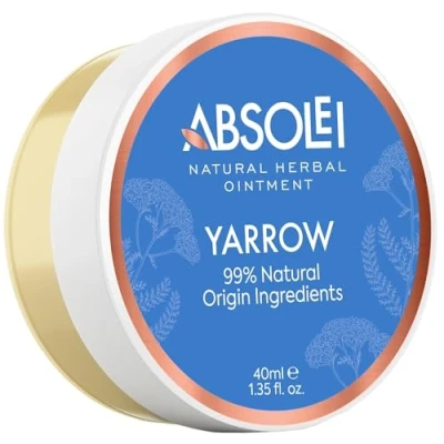 Abbildung von Absolei Hämorrhoiden Salbe, natürliche Schafgarbensalbe zur Linderung von Schmerzen, Schwellungen und Juckreiz, 40 ml