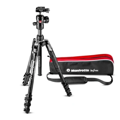 Abbildung von Manfrotto Advanced Aluminum Travel Tripod Lever + Kugelkopf