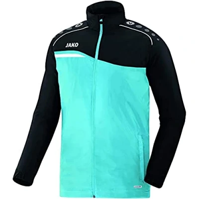 Abbildung von JAKO Kinder Allwetterjacke Competition 2.0, aqua/schwarz, 128, 7418