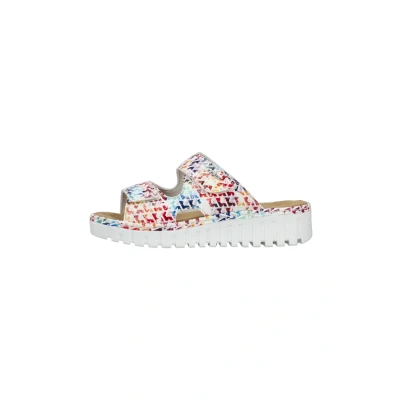 Abbildung von Rieker Damen Klassische Sandalen V1392, Frauen Sandalen,Freizeitschuhe,Sommerschuhe,offene Schuhe,Strandschuhe,Multi (90),39 EU / 6 UK