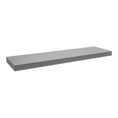 Abbildung von Velano Regalbrett, Wandregal, Regalboden, Schweberegal, Hängeregal, Regalsysteme 1 Stück, 79.5x23.5 cm, Grau Regale für Küche, Badezimmer, Wohnzimmer, Schlafzimmer FS
