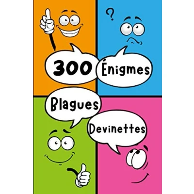 Abbildung von 300 Énigmes blagues Devinettes: Livre de énigmes, et devinettes pour petits grands!