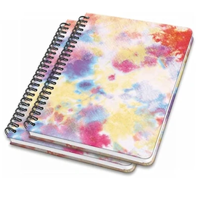 Abbildung von SIGEL JN608/2 Spiralblock Notizblock Bullet Journal Jolie, ca. A5, dot Lineatur, 100 g/m², Batik, 120 Seiten, vegan, aus nachhaltigem Papier hergestellt