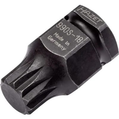 Abbildung von HAZET 990S 18 Kraft Stecknuss 6, 43, 43 M18 12,5 (1/2&quot;) XZN