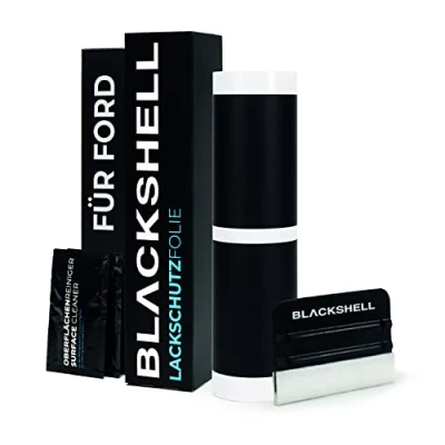 Abbildung von Blackshell® Lackschutzfolie passend für Kuga Bj. ab 2019 Matt Schwarz passgenaue Einstiegsleistenschutz Folie inkl. Set Folierung