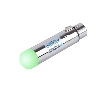 Abbildung von CHINLY 2,4G ISM DMX512 Kabellos Weiblichen XLR Empfänger mit Antenne für Moving Heads Bühne Licht