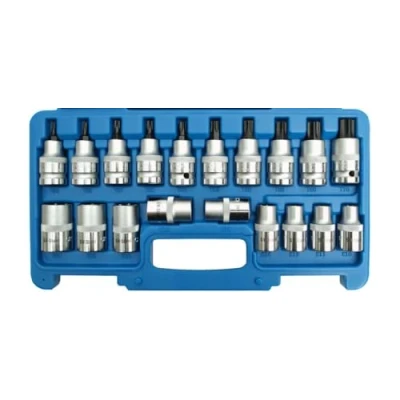 Abbildung von SW Stahl 04180L Steckschlüsseleinsatz Set 19 Innensechskant Chrom Vanadium 1/2Zoll