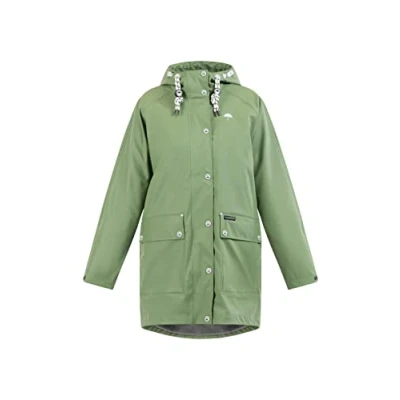 Abbildung von Schmuddelwedda Regenjacke / wasserabweisende Jacke Jade Green, Damen, Größe: XL/XXL, green