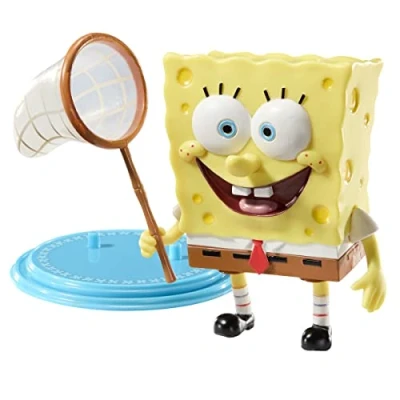 Abbildung von The Noble Collection Spielfigur SpongeBob Schwammkopf Bendyfigs Biegefigur
