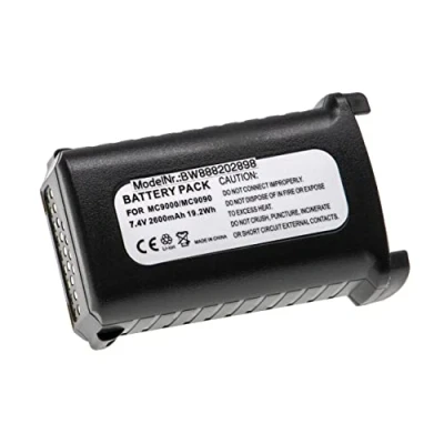 Abbildung von vhbw Akku Ersatz für Symbol 82 111734 01, BRTY MC90SAB00 BTRY MC90GKAB0E 10 Handheld Computer Scanner (2600mAh, 7,4V, Li Ion)