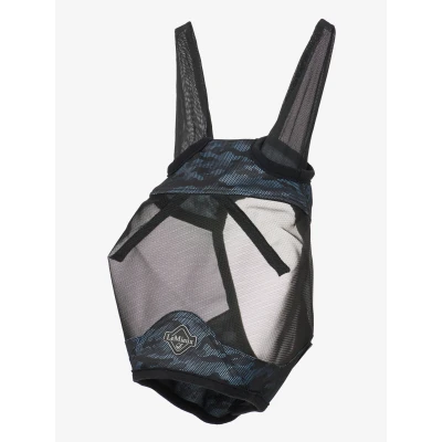 Abbildung von LeMieux Fliegenmaske Half Visor Tek Camo Blau XS