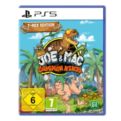 Abbildung von New Joe &amp; Mac: Caveman Ninja T Rex Edition PlayStation 5